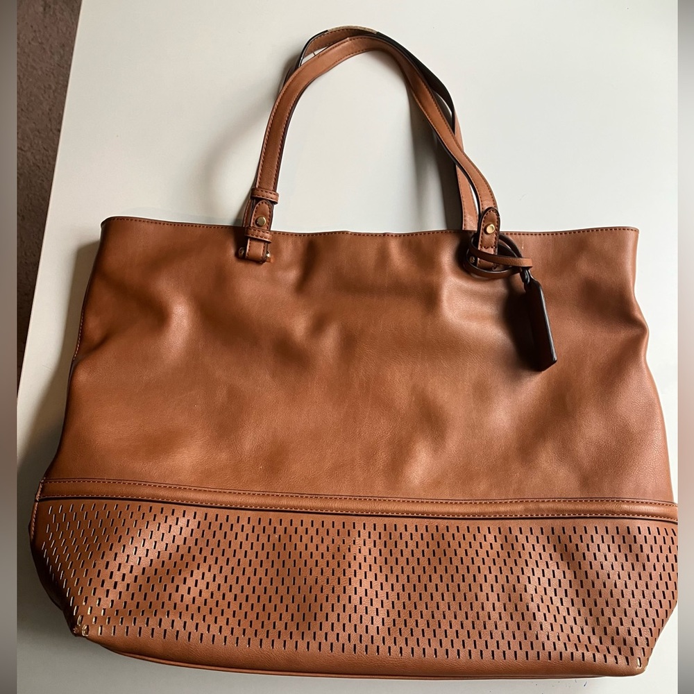 Sole/Society Lap Top Bag with Cross Body Strap